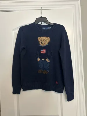 Polo Ralph Lauren Bear Cotton-Linen Sweater thumbnail 2