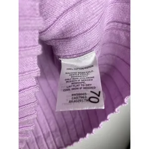 Abound Top Size Medium Women's Half Sleeve Ribbed Button Pullover 100% Cotton thumbnail 4