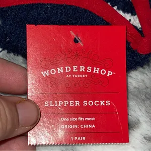 Wondershop for target slipper socks Blue thumbnail 4