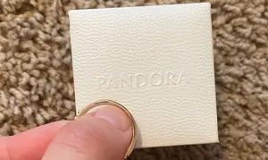 Pandora Rose Gold Wishbone Ring thumbnail 2