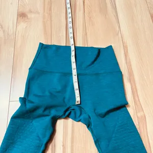Alphalete Leggings Sz small teal textured thumbnail 5