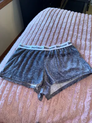 Juicy Couture Gray Logo Sleep Shorts thumbnail 3