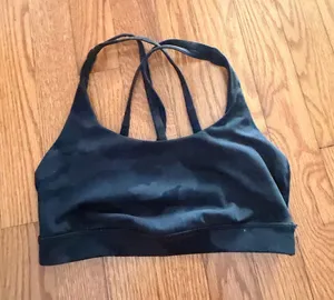 Lululemon camo energy bra size 4  thumbnail 1