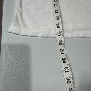 Denim & Co Beach Terry Cloth Knit Polo Contrast Trim Size 1X White A602904 Pool thumbnail 9