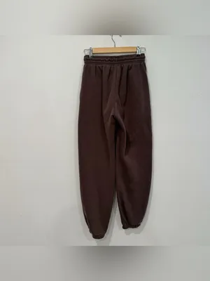 Nike Brown Mid-Rise Sweatpant Joggers XS thumbnail 7