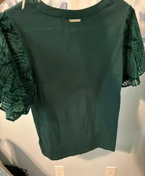 Michael Kors Green Short Sleeve Blouse thumbnail 2