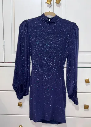 Lucy in the Sky Blue Bodycon Dress thumbnail 1