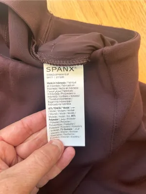 SPANX AirEssentials Zero Waistband Wide Leg Pants XS Truffle Brown 21722R Lounge thumbnail 7