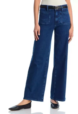 FRAME Le Slim‎ Palazzo Modernist Pocket Jeans in Loner Size 24 thumbnail 1