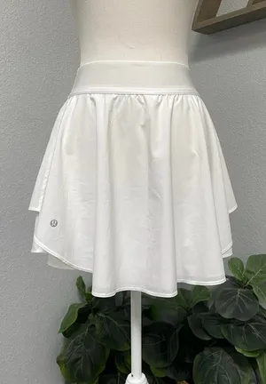 Lululemon White High Rise Tennis Skirt Pleated Built In Shorts Activewear Y2k thumbnail 1