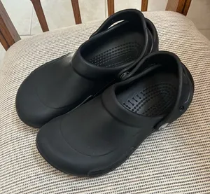 Crocs Bistro Work Black Clogs thumbnail 1