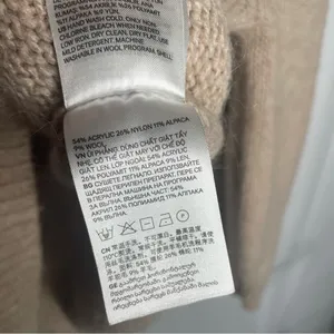 H&M Beige Wool Blend Knit Sweater thumbnail 8
