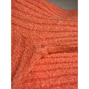 Vintage Short Sleeve Cardigan Womens M Orange Nautical Coastal Retro Halloween thumbnail 6