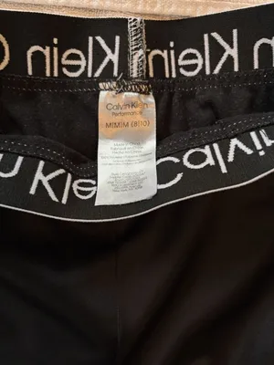 Calvin Klein Performance Black Jogger Pants Women’s Medium 8/10 Logo Waist thumbnail 6