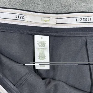VTG Liz Claiborne LizGolf 8 Skort Black Cotton Stretch 90s Y2K Tennis Pickleball thumbnail 2