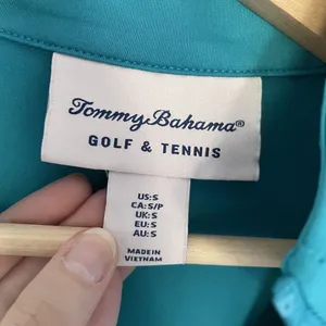 Tommy Bahama Golf & Tennis Womens Long Sleeve Quarter-Zip Top size small thumbnail 3