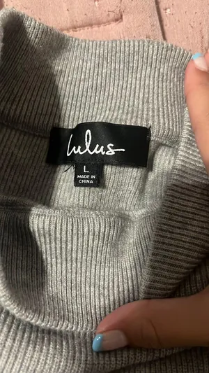 Lulus Gray Sweater thumbnail 2