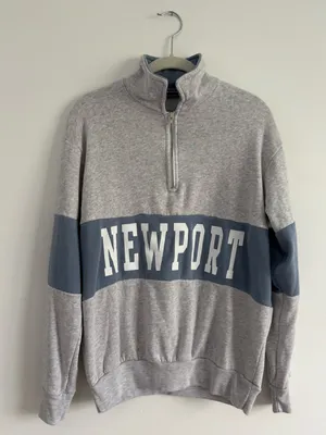 Brandy Melville Newport Quarter Zip Long Sleeve Pullover thumbnail 1