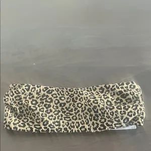 Mara Hoffman Leopard Print Bandeau Sz S thumbnail 3