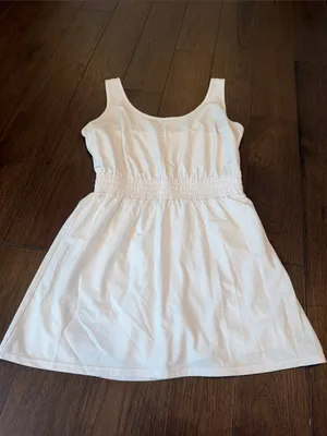 Abercrombie & Fitch White Tank Athleisure Dress Size Medium - C11-689 thumbnail 2