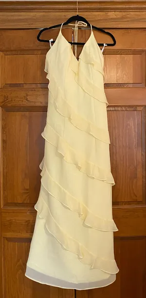 Yellow maxi dress thumbnail 1