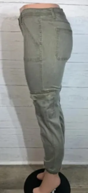 Wonderly sage green cargo jogger pants size 27 womens thumbnail 3