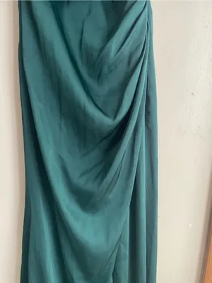 Birdy Grey Lydia Dress Shiny Satin Emerald thumbnail 6