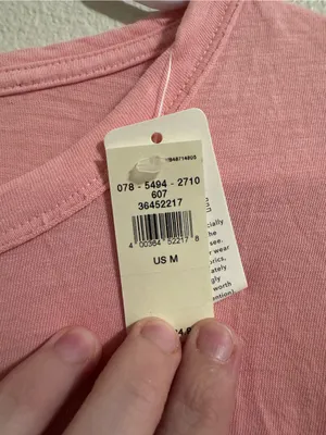 NWT American eagle Relaxed Fit Short Sleeve Tee - Pink thumbnail 2
