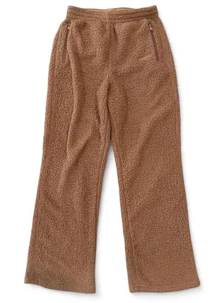 SKIMS Teddy Sherpa Wide Leg Lounge Track Pants Medium thumbnail 2