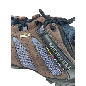 Merrell Performance Shoes Womens Size 9.5 Brown Blue Mesh Hiking Lace Up Sneaker thumbnail 5