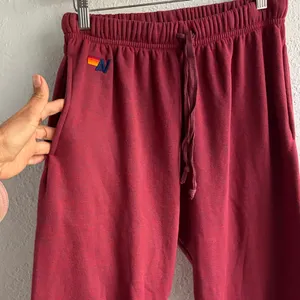 Aviator Nation Joggers with Colorful Stripe thumbnail 3