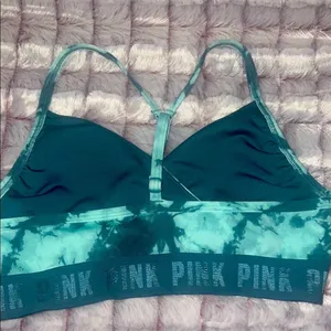 PINK Victoria's Secret‎ Green Sports Bra Intimates thumbnail 9