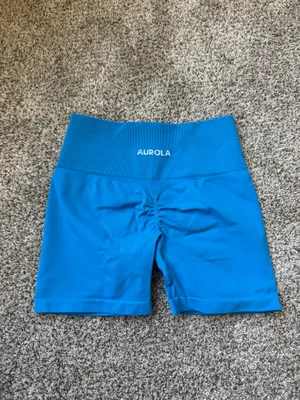 Aurola workout shorts Blue thumbnail 2