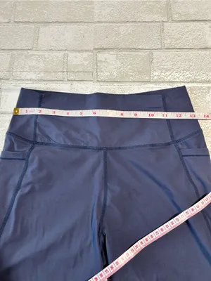 Halara High-Waist Navy Performance Bike Shorts thumbnail 4