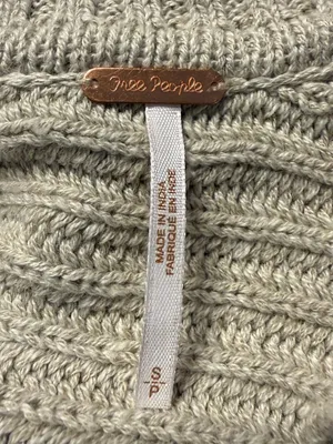 Free People Marlie Pullover Sweater Women's Small Pebble Collared Bohemian NWOT thumbnail 14