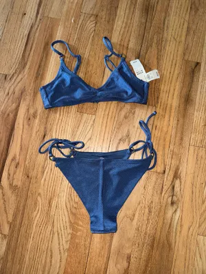 Aerie blue bikini small thumbnail 2