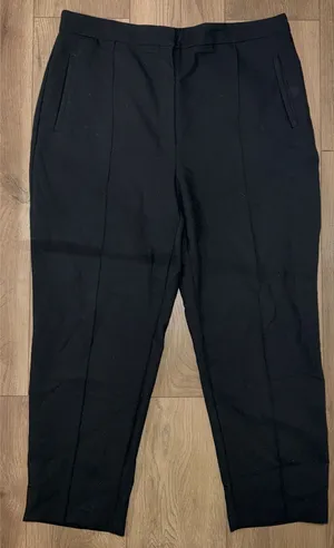 Pre-Owned Zara Straight Leg Black Dress Pants Trousers Women's Plus Size XXL thumbnail 1