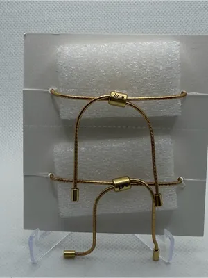 Madewell Friendship Chain Bracelet Set in vintage gold NEW thumbnail 3
