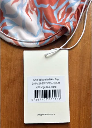Peppermayo Orange Blue Floral Bikini thumbnail 5