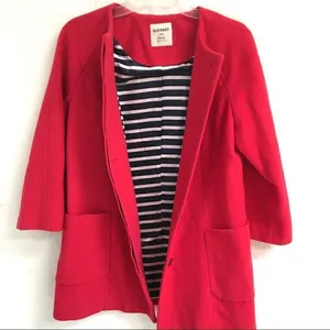 Old Navy wool blend hidden button up coat S‎ thumbnail 2