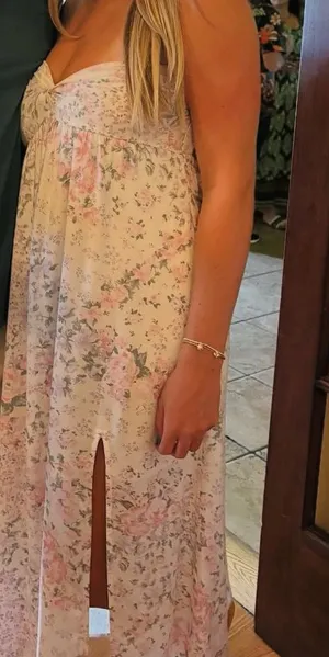 Hollister White maxi dress thumbnail 1