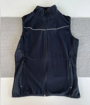 ProSpirit Black Fleece Full Zip Activewear Running Vest Size Small thumbnail 1