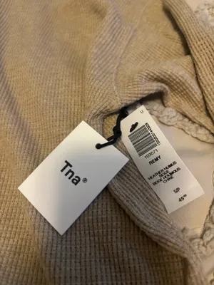 Aritzia Waffle Knit TNA Top thumbnail 3