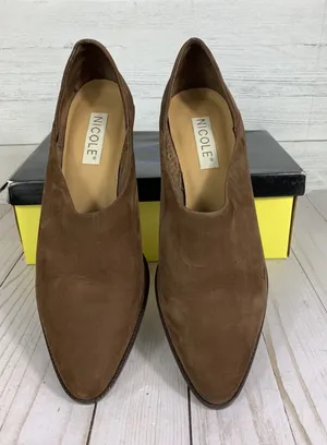 Nicole | Brown Suede Josephine Ankle Bootie size 10 M thumbnail 1