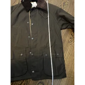 Barbour Classic Bedale Wax Jacket Olive Sz 32 Unisex NWT $425 thumbnail 13