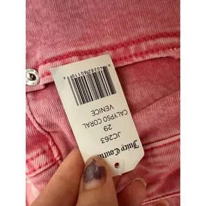 Juicy Couture Jeans Women 29 Pink Calypso Coral Venice Scarf Y2K Denim thumbnail 5