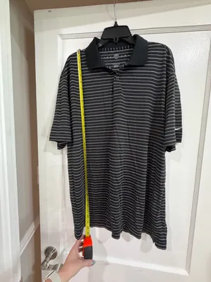 Nike golf large black and white polo men’s thumbnail 5