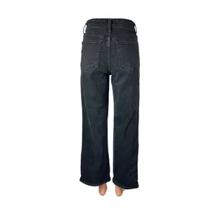 Just Black Denim Womens High Rise Straight Baggy Wide Leg Denim Jeans Pants 26 thumbnail 4