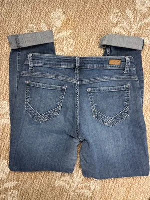 Crafted by Lee skinny Jeans in Medium Blue Wash thumbnail 2