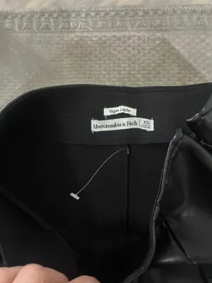 Abercrombie & Fitch Size XS Vegan leather pants. thumbnail 2